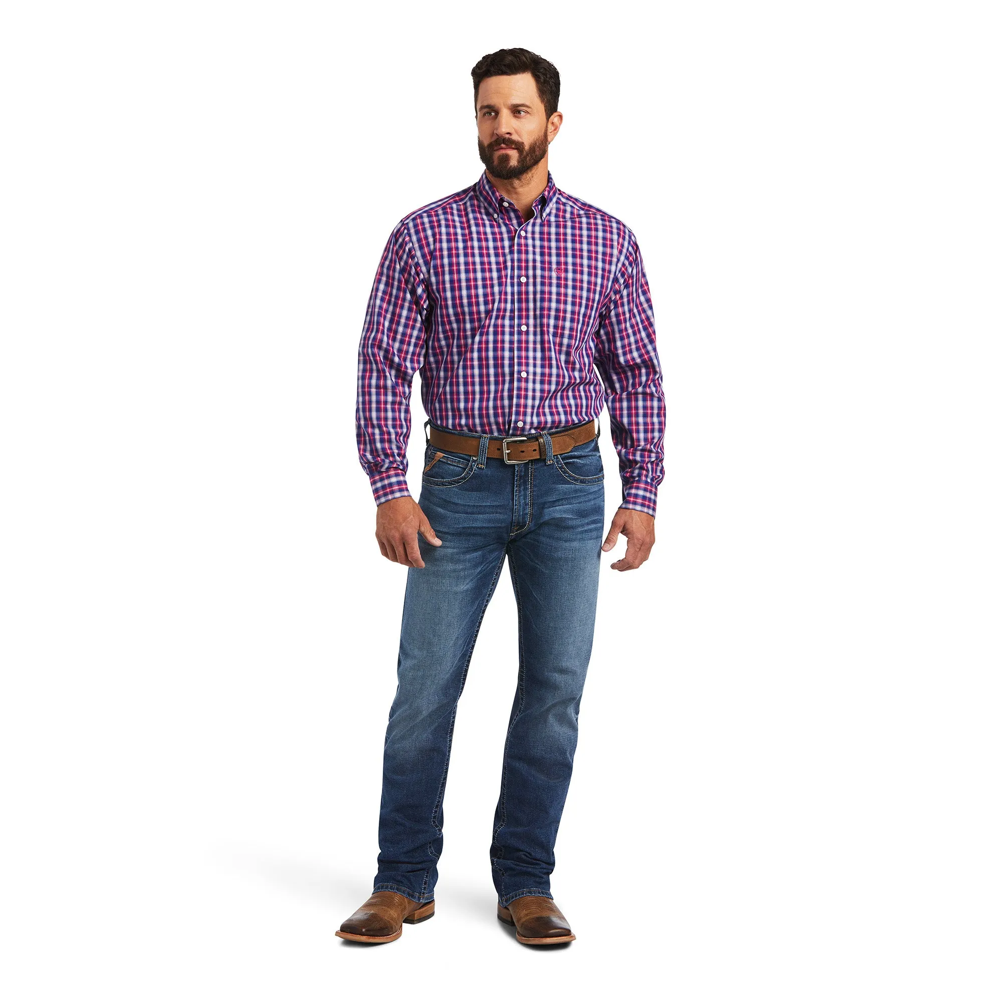 10040784 Ariat Mns Siddharth Class L/S Venus Blue