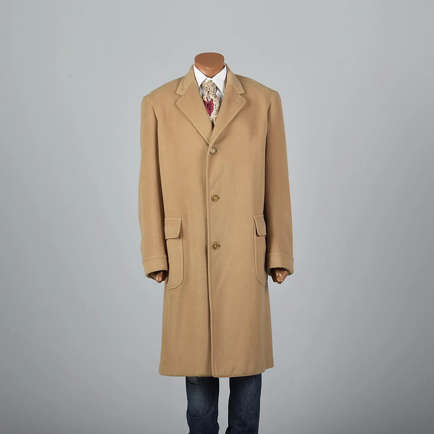 1950s Brooks Brothers Tan Overcoat