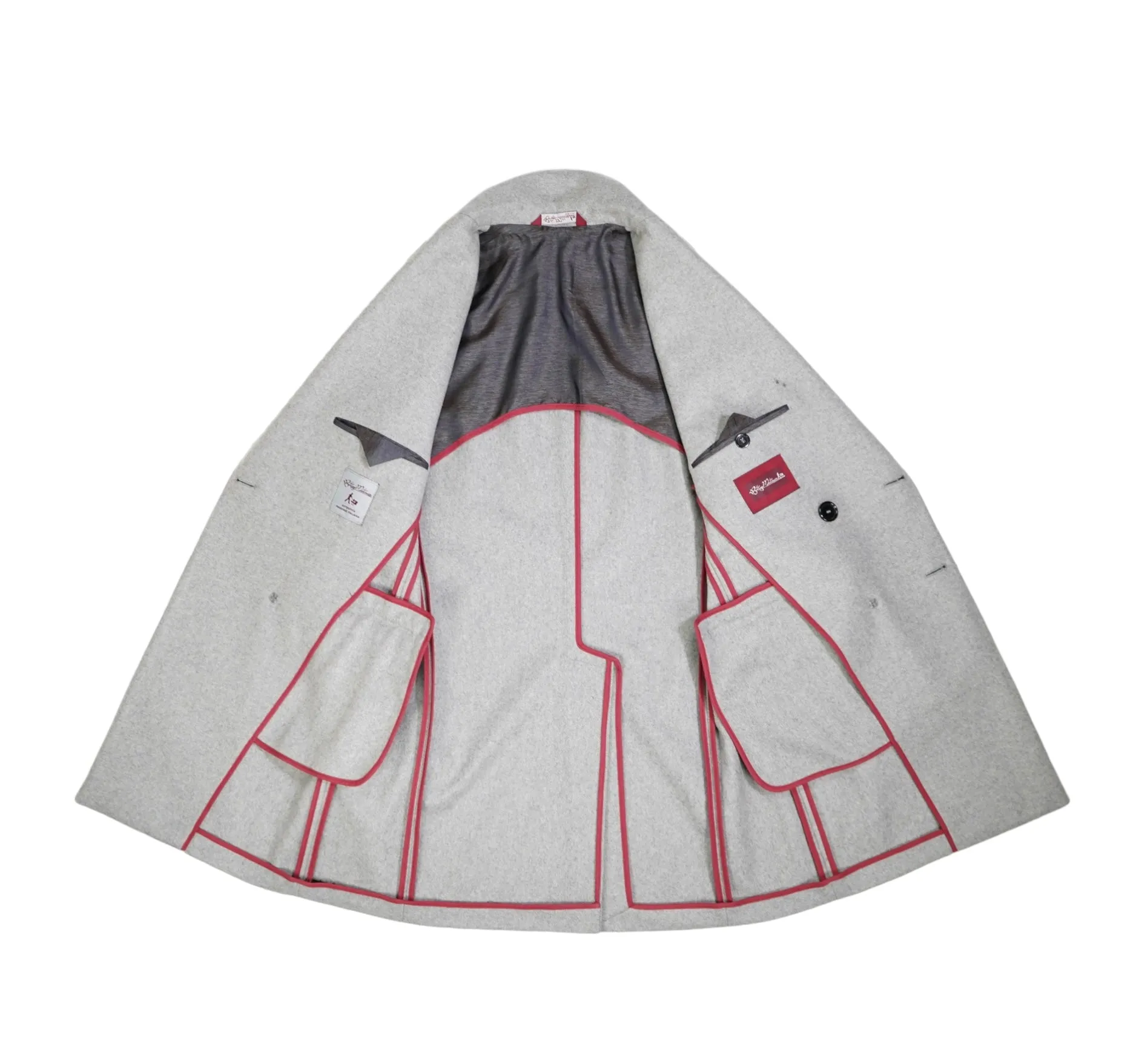 Bottega Martinese - Grey DB. Wool Coat 46