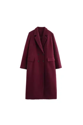 'Damla' Blended Fabric Overcoat