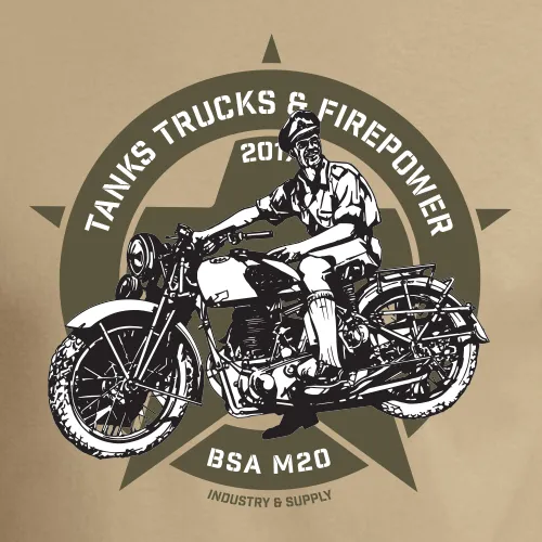 FIREPOWER SHOW BSA M20 T-SHIRT