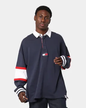 Tommy Jeans TommyBadge Rugby Sweatshirt Twilight Navy/Multi